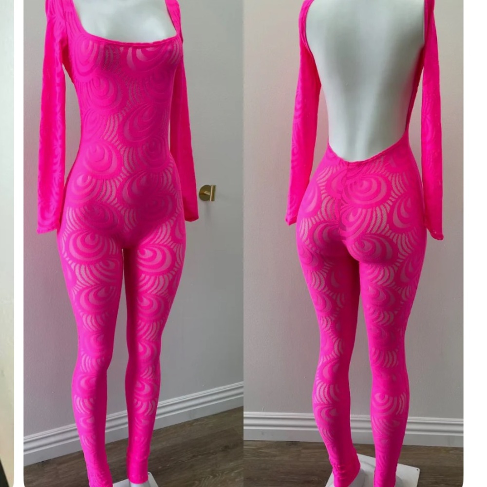 Baddieville Pink jumpsuit